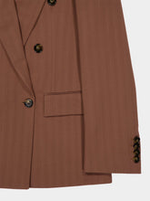 Stella McCartney Sienna Oversized Pinstripe Double-Breasted Blazer