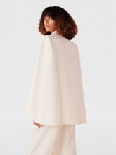 Stella McCartney Cream Cape-Sleeve Wool Blazer