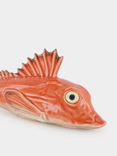 Bordallo Pinheiro Red Small Tub Gurnard