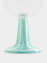 Bordallo Pinheiro Blue Patio Goblet