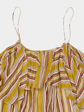 Zimmermann Rebellion Mustard Stripe Maxi Dress