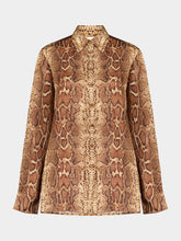 Zimmermann Toffee Snake Hypnotic Shirt
