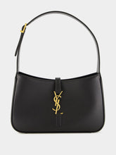 Saint Laurent Le 5 à 7 Hobo Bag in Black Smooth Leather