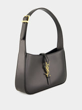 Saint Laurent Le 5 à 7 Hobo Bag in Black Smooth Leather