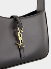 Saint Laurent Le 5 à 7 Hobo Bag in Black Smooth Leather