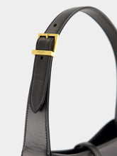 Saint Laurent Le 5 à 7 Hobo Bag in Black Smooth Leather
