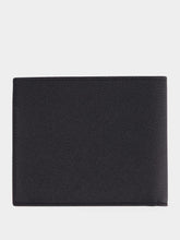 Ferragamo Black Gancini Hammered Wallet