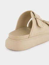 Alexander McQueen Beige Hybrid Slide