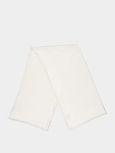 Gucci White GG Jacquard Silk Wool Shawl