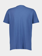 Piacenza 1733 Blue Cotton Crew Neck T-Shirt