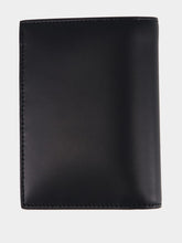 Saint Laurent Black Tiny Cassandre Credit Card Wallet