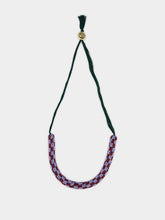 Alémais Brown and Blue Le Jardin Bunch Bead Necklace