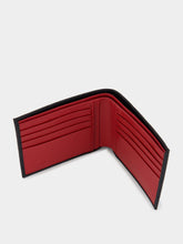 Black Gancini Hammered Leather Wallet