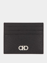 Ferragamo Black Gancini Card Holder