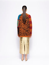 Paula Lily Caramel Café Jacquard Oversized Jacket