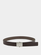 Reversible Leather Belt in Black and Brown
