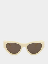 Saint Laurent Sunglasses SL M94 in Ivory and Black