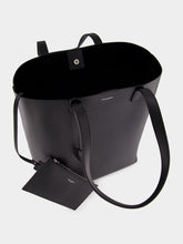 Saint Laurent Black Bold Shopping Tote Bag