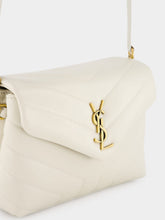 Saint Laurent White Loulou Toy Crossbody Bag