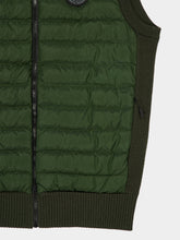 Canada Goose Moss Khaki HyBridge Knit Vest Black Disc