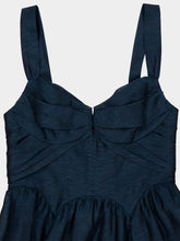 Zimmermann Rebellion Teal Drape Midi Dress