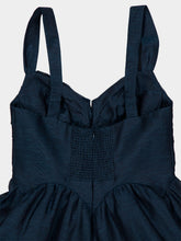 Zimmermann Rebellion Teal Drape Midi Dress