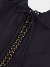Saint Laurent Saharienne Braid-Detailed Swimsuit