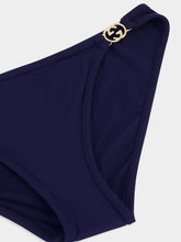 Gucci Navy Blue GG Stretch Jersey Bikini