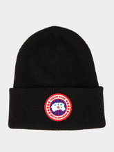 Canada Goose Black Arctic Disc Wool Beanie