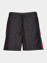 Gucci Black GG Jacquard Swim Shorts