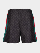 Gucci Black GG Jacquard Swim Shorts
