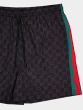 Gucci Black GG Jacquard Swim Shorts