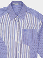 Stella McCartney Light Blue Mixed Stripe Mini Dress