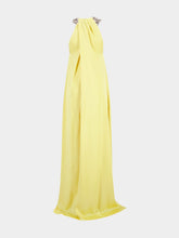Stella McCartney Chamomile Crystal Chain Halterneck Dress