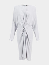 Stella McCartney Pearl Blue Midi Dress with Side Twist