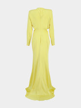 Stella McCartney Camomile Yellow Satin Maxi Dress