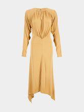 Stella McCartney Peach Maxi Viscose Crepe Dress
