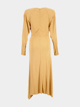 Stella McCartney Peach Maxi Viscose Crepe Dress