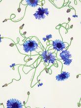 Stella McCartney White Cornflower A-Line Mini Dress