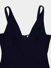 Stella McCartney Ink Sleeveless V-Neck Frill Maxi Dress