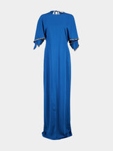 Stella McCartney Royal Blue Embellished Handkerchief Maxi Dress