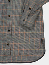 Stella McCartney Grey Melange Utility Wool Shirt Mini Dress