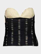 Valentino Garavani Chiffon Polka Dot Draped Top