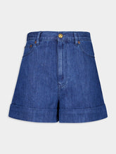 Valentino Garavani Medium Blue Denim Shorts