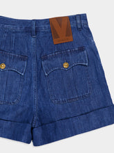 Valentino Garavani Medium Blue Denim Shorts