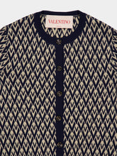 Valentino Garavani Toute La V Jacquard Cardigan