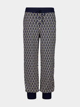 Valentino Garavani Toute la V Jacquard Wool Knit Trousers