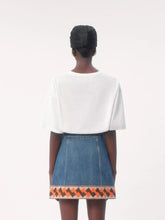 Valentino Garavani White Chez Valentino Print Cotton T-Shirt