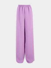 Valentino Garavani Lilac Cady Couture Silk Trousers