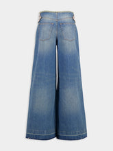 Stella McCartney Diamanté Swirl Mid-Rise Jeans